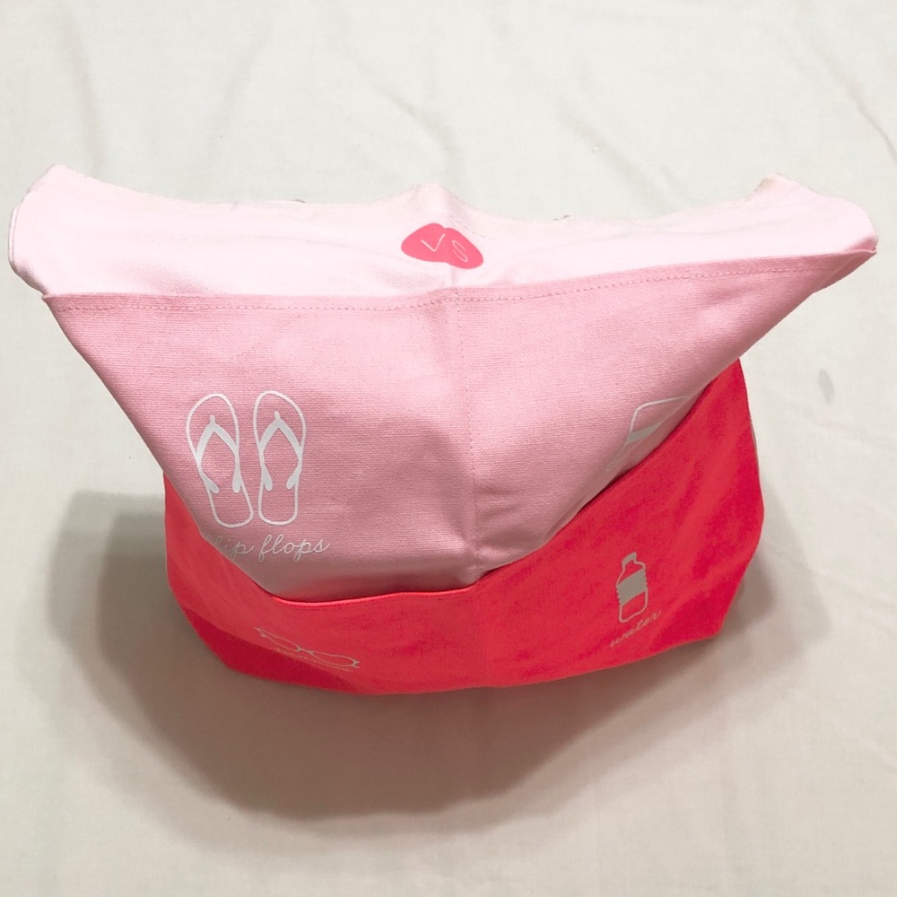 Victoria’s Secret Canvas Beach Tote w/Deep Pockets - Picture 6 of 8